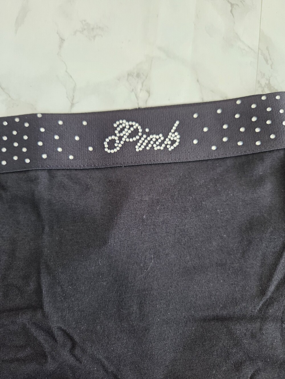 Victoria's Secret PINK Logo Cotton Boyshort Panties XL NWT